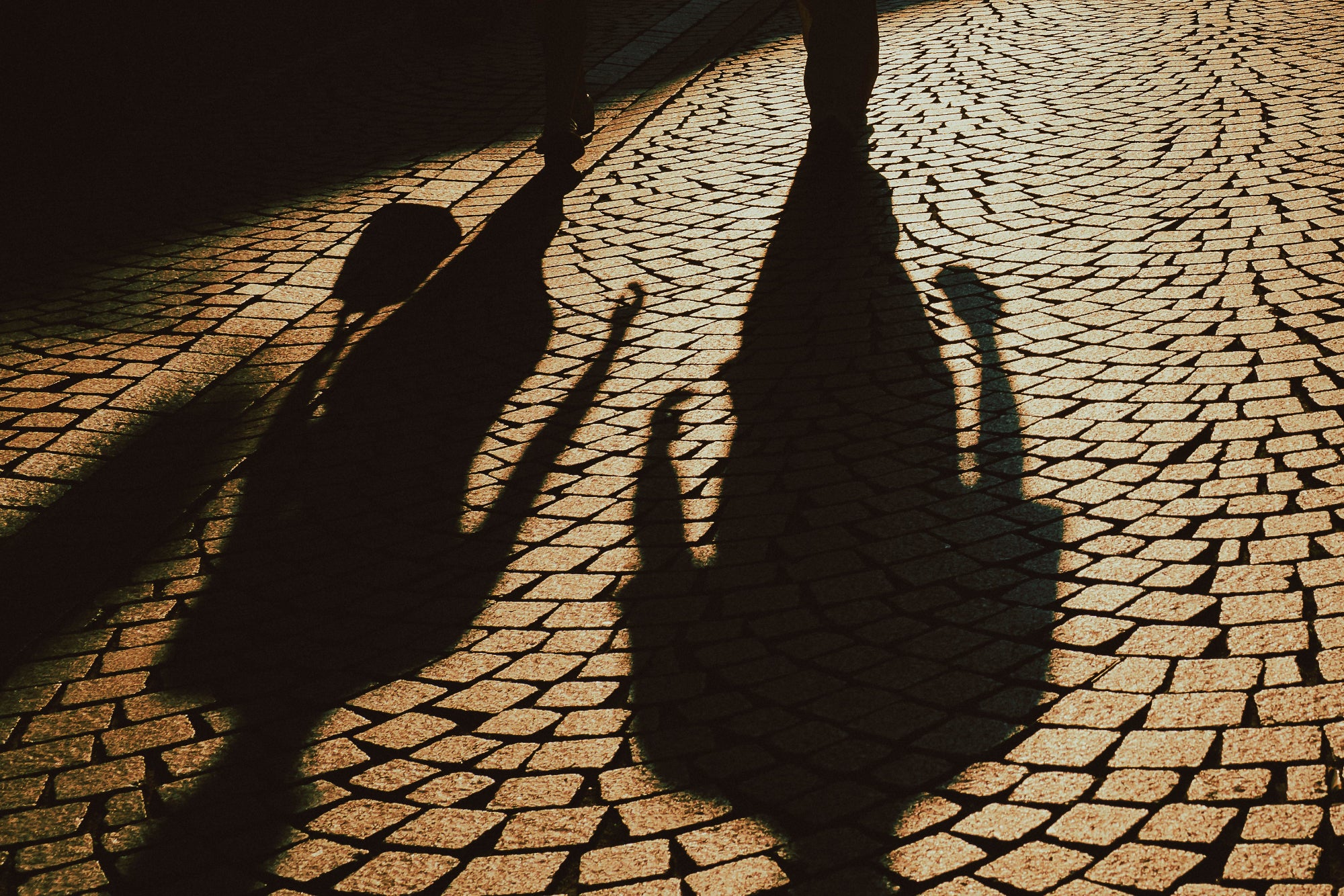 Photographie artistique Strasbourg pavés lumière et ombres